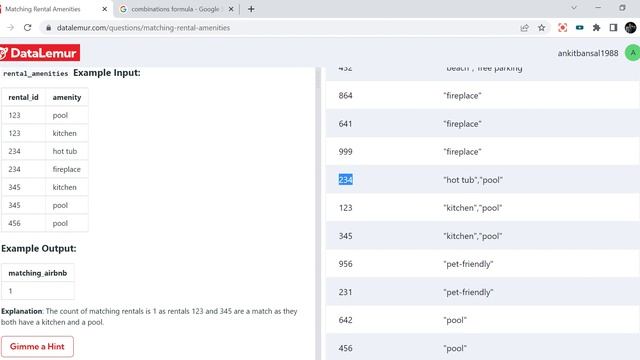 Airbnb Tricky SQL Interview Problem #DataLemur смотреть онлайн