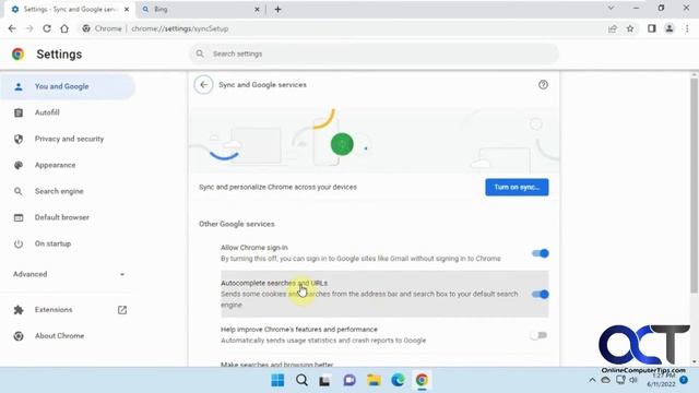 Disable Google & Bing Search Suggestions in Chrome смотреть онлайн