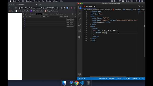 Modern Javascript Course [11] - Loops смотреть онлайн