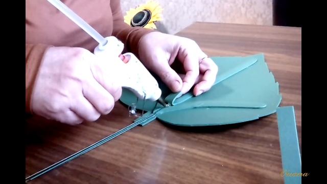 Листья подсолнуха из изолона смотреть онлайн