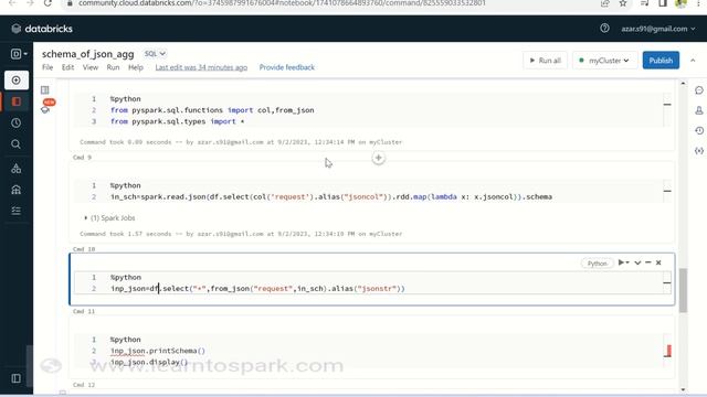 Data Engineering with Databricks | Convert JSON String to Struct - Spark Optimization смотреть онлайн