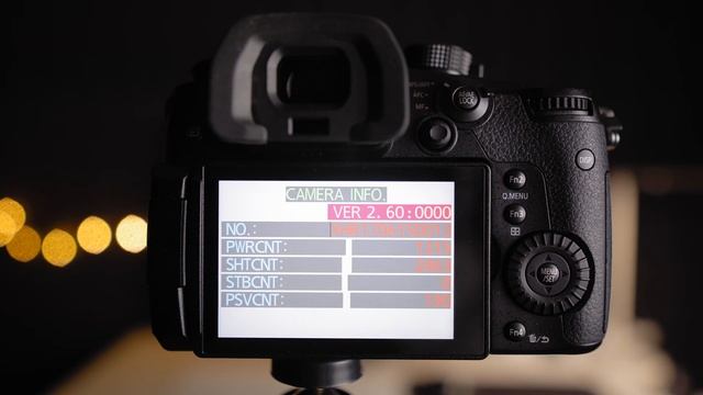 Как узнать пробег на камере Panasonic Lumix GH5/GH5s смотреть онлайн