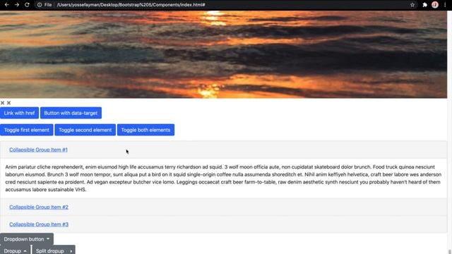 Bootstrap Tutorial: 5 Close button and Collapse смотреть онлайн