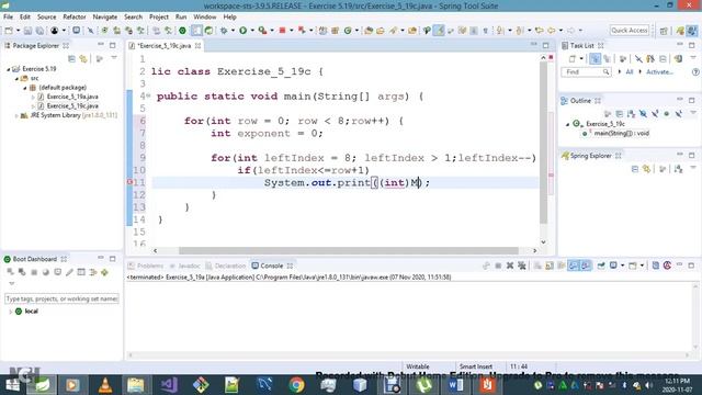 Introduction To Java Programming Exercise 5 19c смотреть онлайн