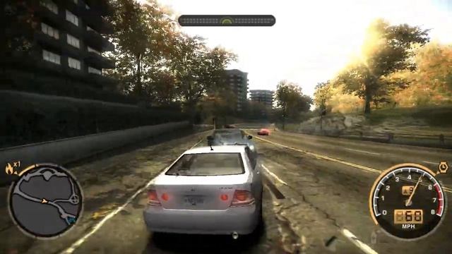 NFS Most Wanted 2005 прохождение на lexus is300 2 Первое сражение с полицией смотреть онлайн