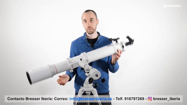 Como Usar/que Ver Con Telescopio Refractor 102/1000 EQ3 BRESSER Accesorios Observación Planetaria