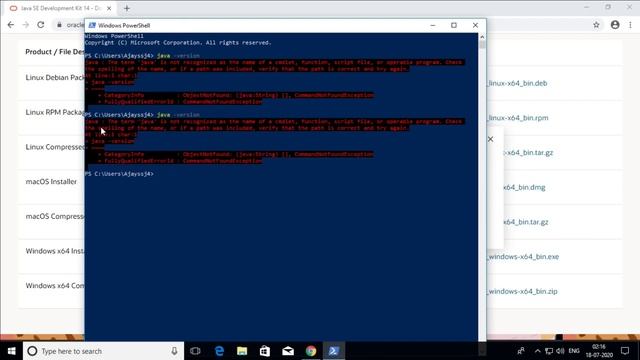 Install JAVA JDK on Windows 10. смотреть онлайн