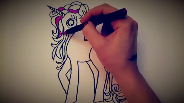 How to Draw a UNICORN / Dee Dee Draw смотреть онлайн
