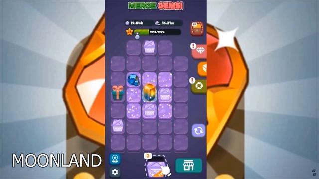 Merge Gems! ? All Areas, All Gems! (no commentary/Phone Game) смотреть онлайн
