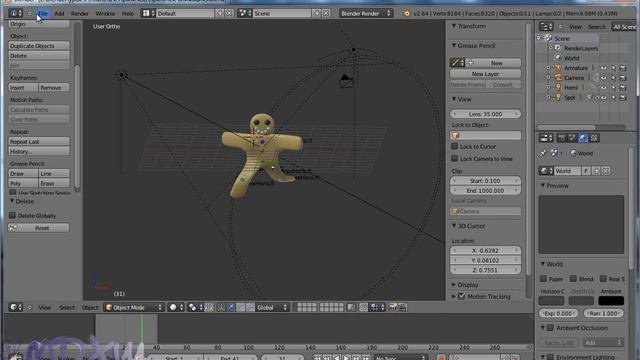 Blender. Урок 10: Пряничек и планета смотреть онлайн
