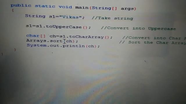 Sorting the string in java смотреть онлайн