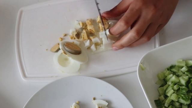 Полезный КРАБОВЫЙ салат с рисом | рецепт для худеющих смотреть онлайн