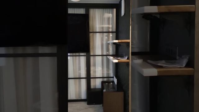 2021 стационарная межкомнатная перегородка в черном алюминиевом профиле смотреть онлайн