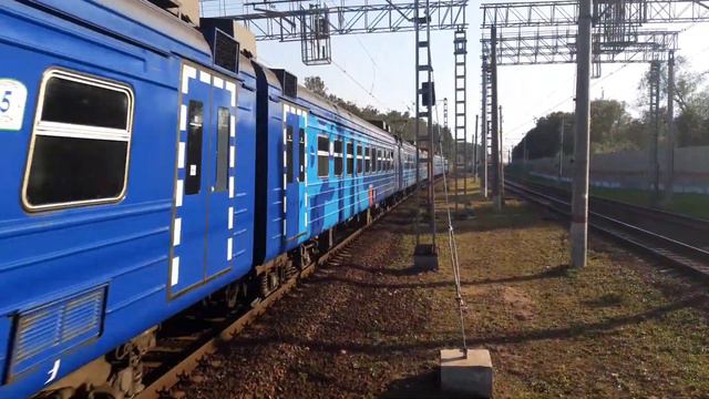 Электропоезд ЭД4М-0352 "РЭКС" регион-экспресс! смотреть онлайн