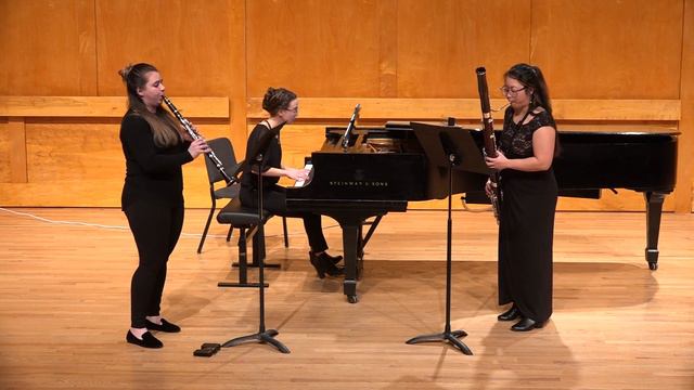 "Suite Cantando" for clarinet, bassoon, and piano (Bill Douglas) - Debbie Chen, bassoon - SBU смотреть онлайн