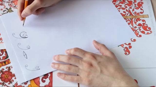 Северодвинская роспись. Урок 1. смотреть онлайн