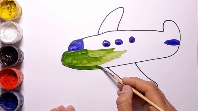 Drawing airplane for kids | Samalyot rasmini chizish | Нарисовать самолёт для детей смотреть онлайн