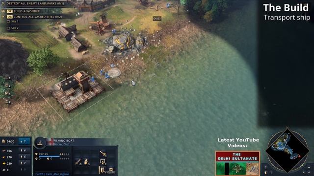 STOP the FRENCH | Age of Empires 4 | English Water Map Build Order смотреть онлайн