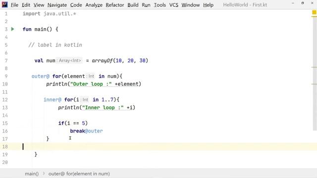 Label in Kotlin смотреть онлайн