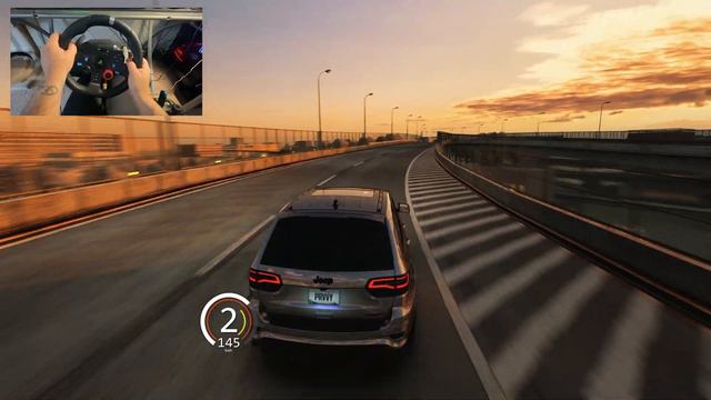 5000HP Jeep Trackhawk - Assetto Corsa | Steering Wheel Gameplay смотреть онлайн