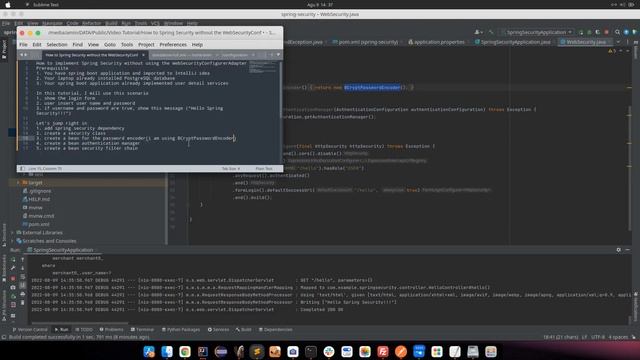How to implement Spring Security without using the WebSecurityConfigurerAdapter смотреть онлайн