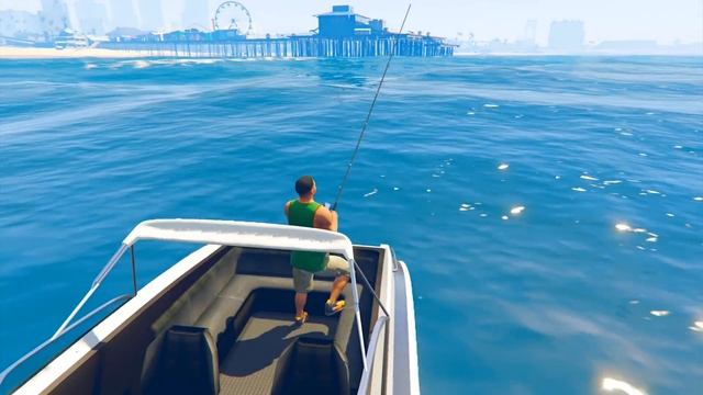 ПОЙМАЛ ВОДНОГО МОНСТРА НА УДОЧКУ В ГТА 5 МОДЫ! РЫБАЛКА ОБЗОР МОДА ГТА 5 GTA 5 ВИДЕО ДЛЯ ДЕТЕЙ ГТА смотреть онлайн