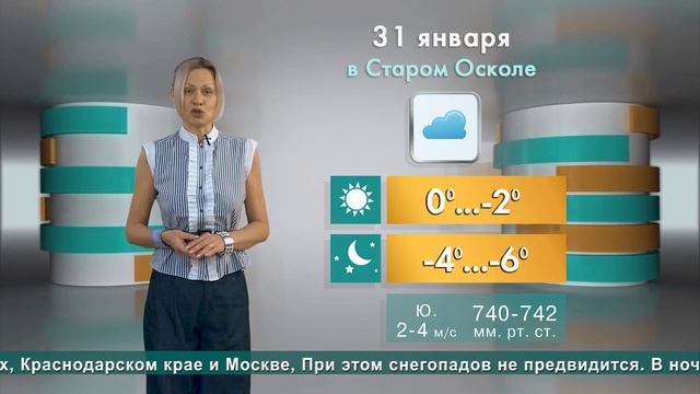 Погода в Старом Осколе на 31 января