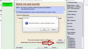 Как сбросить памперс  Epson L110, L210, L300, L350, L355 (требуется техническое обслуживание)