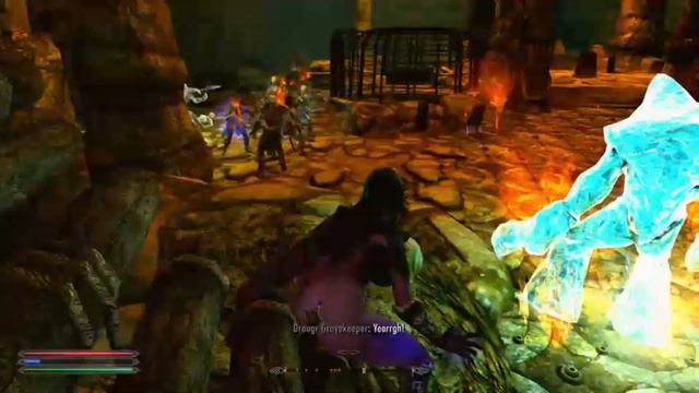 Skyrim SE (mods) - Elrys - Falskaar - Watervine Chasm - The Halls of the Dead смотреть онлайн