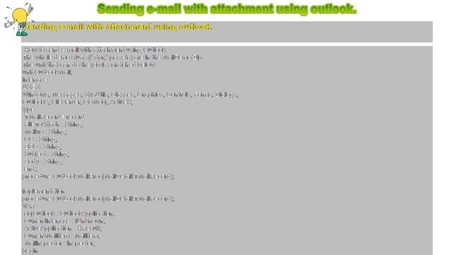 How to : Sending e-mail with attachment using outlook. смотреть онлайн