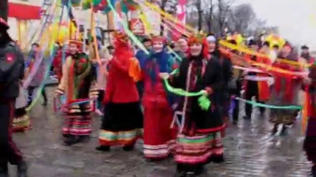Празднование масленицы в Харькове. 2012 год. смотреть онлайн