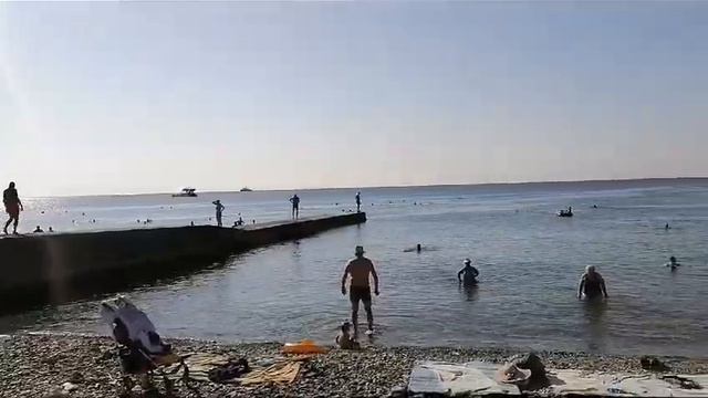 Архипо-Осиповка 23 сентября 2023 года 🌿 утро на Санаторском пляже 🏖️ Видео от подписчиков смотреть онлайн