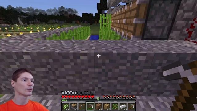 КАК СДЕЛАТЬ АВТОМАТИЧЕСКУЮ ФЕРМУ САХАРНОГО ТРОСТНИКА В Minecraft. Моя первая автоферма. смотреть онлайн