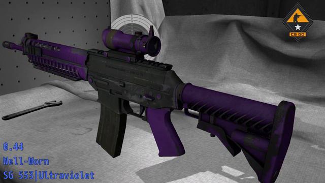 SG 553 Ultraviolet - Skin Wear Preview смотреть онлайн