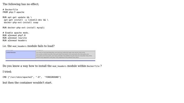 Enable mod_headers, Dockerfile - Apache (2 Solutions!!) смотреть онлайн
