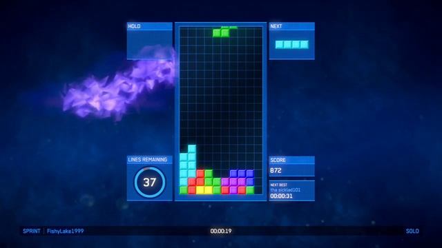 I Got A Perfect Ten Tetrises In A Row In The 40 Line Sprint Mode In The Tetris Ultimate Video Game! смотреть онлайн