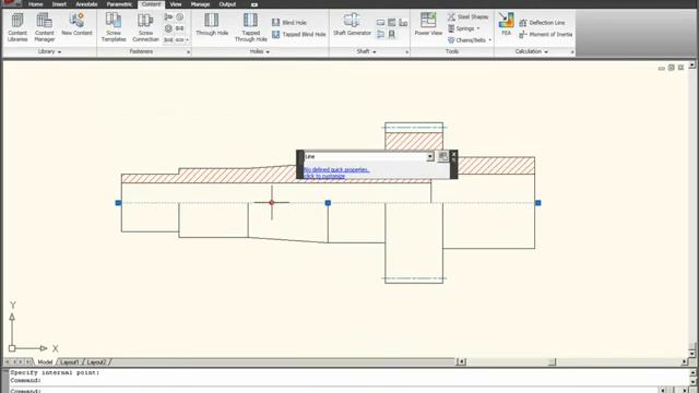 AutoCAD Mechanical Construção de eixo смотреть онлайн