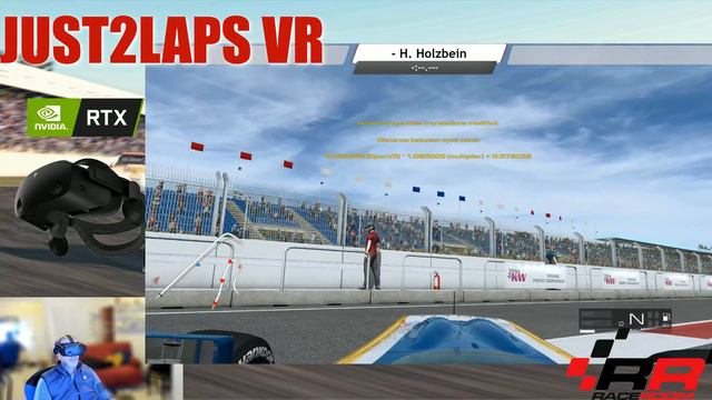 JUST 2 LAPS VR - RaceRoom Experience - Racing with HP Reverb G2 VR Headset explained easy смотреть онлайн