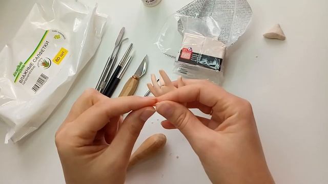 Реставрируем сломанную ручку для куклы из полимерного пластика. смотреть онлайн