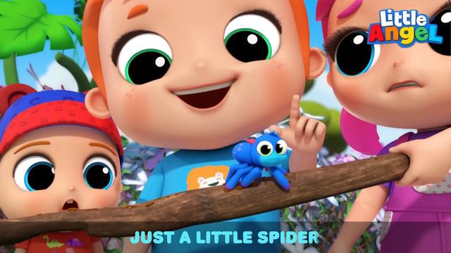 Itsy Bitsy Spider Needs to Get Home! | Little Angel Kids Songs & Nursery Rhymes смотреть онлайн
