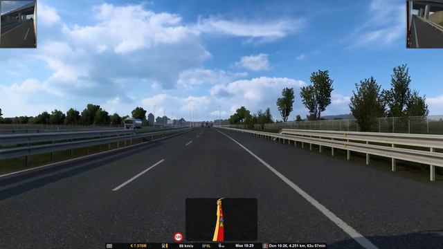 Euro Truck Simulator 2 Dutch Intl. Cargo Promods, Rusma, Turkey, Romania extended, R.O.S. VolgaMap, смотреть онлайн