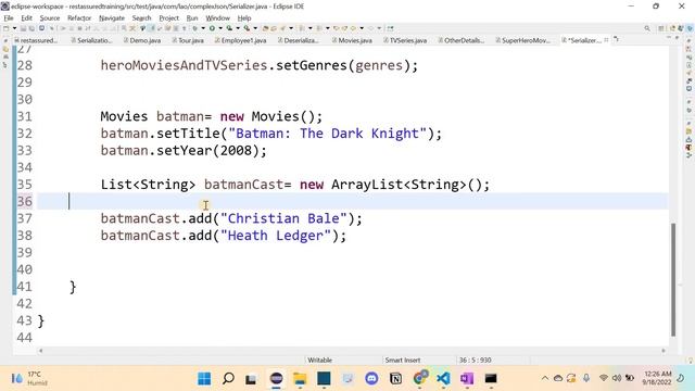 Rest Assured | 42 | How to construct POJO for a complex json | தமிழ் смотреть онлайн