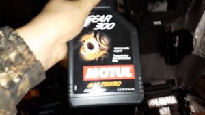 Замена масла в редукторе YAMAHA VK 540