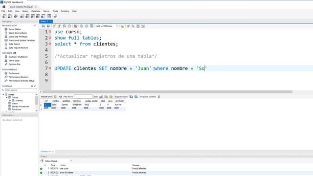 Curso de MySQL - Actualizar registros de tablas con UPDATE смотреть онлайн