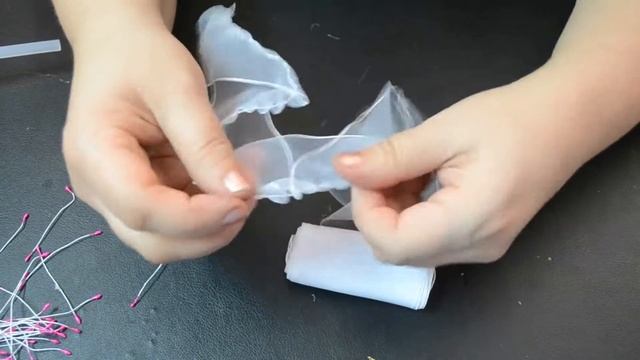 Ободок Кувшинки из органзы /Мамулькины творилки смотреть онлайн