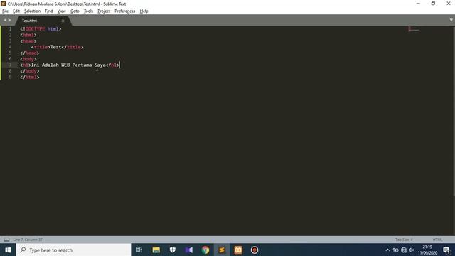 Tutorial Dasar Membuat WEB HTML untuk Pemula смотреть онлайн