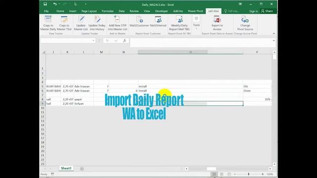 Import daily status from Whatsapp To Excel file смотреть онлайн
