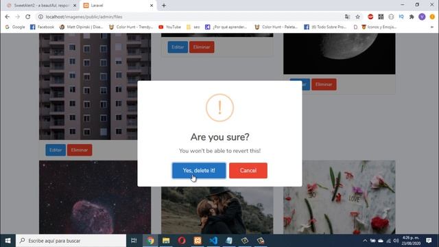 08 - Cómo solicitar confirmación antes de eliminar un registro en Laravel (sweetalert2) смотреть онлайн