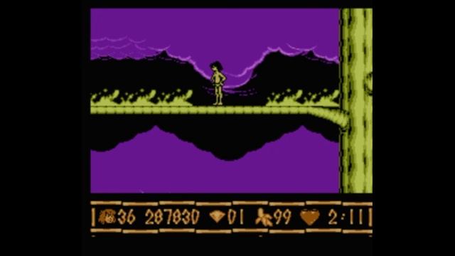 Dendy (Famicom,Nintendo,Nes) 8-bit Jungle Book / Книга Джунглей Level 10 / уровень 10 Прохождение
