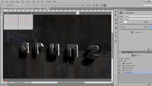 Photoshop Tutorial | 3D Text Effect | Bare Metal смотреть онлайн